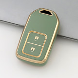 Gold TPU Car Key Cover For  Honda  Key Protect Case