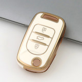 Gold TPU Car Key Cover For BAOJUN Key Protect Case