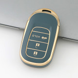 Gold TPU Car Key Cover For  Honda  Key Protect Case