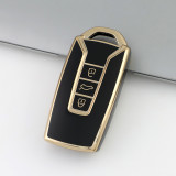 Gold TPU Car Key Cover For  Volkswagen Key Protect Case