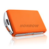 For Volvo 3+1 button smart Car Key Shell with orange color