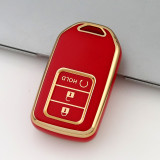 Gold TPU Car Key Cover For  Honda  Key Protect Case