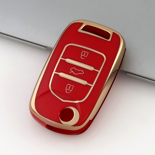 Gold TPU Car Key Cover For BAOJUN Key Protect Case