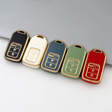 Gold TPU Car Key Cover For  Honda  Key Protect Case