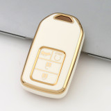 Gold TPU Car Key Cover For  Honda  Key Protect Case