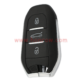 For Original New 2020 Peugeot 5008 508 3 button  Keyless Go Smart remote Key with 4A HITAG AES NCF29A1 128bit A3M05 434MHz FCCID: IM3A  Original key+afertermarket key blank