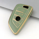 Gold TPU Car Key Cover For BMW Key Protect Case