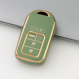Gold TPU Car Key Cover For  Honda  Key Protect Case