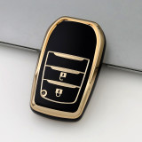 Gold TPU Car Key Cover For  TOYOTA  Key Protect Case