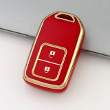 Gold TPU Car Key Cover For  Honda  Key Protect Case