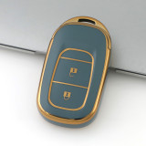 Gold TPU Car Key Cover For  Honda  Key Protect Case
