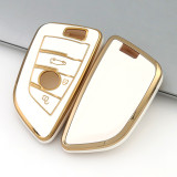 Gold TPU Car Key Cover For BMW Key Protect Case