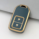 Gold TPU Car Key Cover For  Honda  Key Protect Case