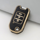 Gold TPU Car Key Cover For  Honda  Key Protect Case