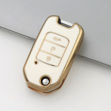 Gold TPU Car Key Cover For  Honda  Key Protect Case