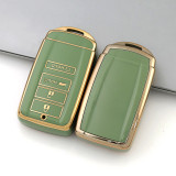 Gold TPU Car Key Cover For  Honda  Key Protect Case