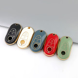 Gold TPU Car Key Cover For Benz Key Protect Case