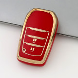 Gold TPU Car Key Cover For  TOYOTA  Key Protect Case