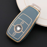 Gold TPU Car Key Cover For Benz Key Protect Case