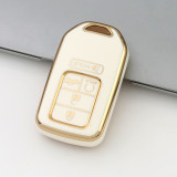 Gold TPU Car Key Cover For  Honda  Key Protect Case