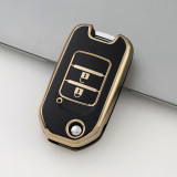 Gold TPU Car Key Cover For  Honda  Key Protect Case