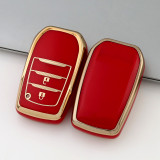 Gold TPU Car Key Cover For  TOYOTA  Key Protect Case