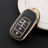 Gold TPU Car Key Cover For  Honda  Key Protect Case