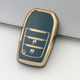Gold TPU Car Key Cover For  TOYOTA  Key Protect Case