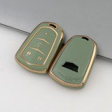 Gold TPU Car Key Cover For  Cadillac  Key Protect Case