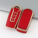 Gold TPU Car Key Cover For  Volkswagen Key Protect Case