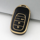 Gold TPU Car Key Cover For  Honda  Key Protect Case