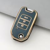 Gold TPU Car Key Cover For  Honda  Key Protect Case
