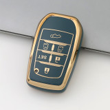 Gold TPU Car Key Cover For  TOYOTA  Key Protect Case