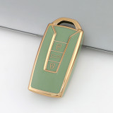 Gold TPU Car Key Cover For  Volkswagen Key Protect Case