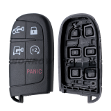 Copy For Dodge Ram Jeep 4+1 smart key with  ID4A Chip 433mhz  Smart Remote Car Key  FCC ID:M3N-40821302