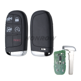 Copy For Dodge Ram Jeep 4+1 smart key with  ID4A Chip 433mhz  Smart Remote Car Key  FCC ID:M3N-40821302