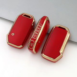 Gold TPU Car Key Cover For  Kia  Key Protect Case