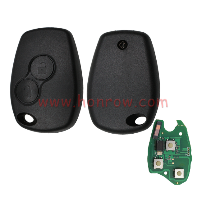 For Renault Clio3, For Kangoo, For Trafic 2 button remote key with 433Mhz and ID46 7947  (after 2008 year)