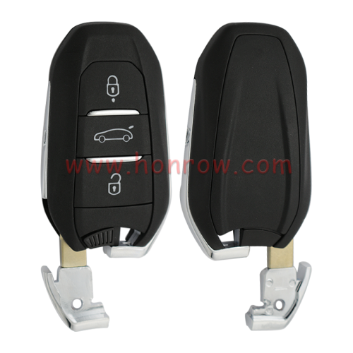 For Original New 2020 Peugeot 5008 508 3 button  Keyless Go Smart remote Key with 4A HITAG AES NCF29A1 128bit A3M65 434MHz FCCID: IM3A  Original key+afertermarket key blank