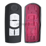 For Mazda 4 button smart remote key shell
