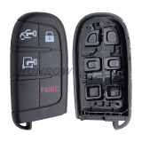 For Dodge Ram Jeep 3+1 smart key with  ID4A Chip 433mhz  Smart Remote Car Key  FCC ID:M3N-40821302