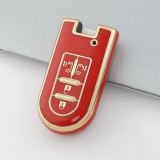 Gold TPU Car Key Cover For  TOYOTA  Key Protect Case