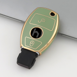 Gold TPU Car Key Cover For  Benz  Key Protect Case