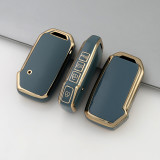 Gold TPU Car Key Cover For  Kia  Key Protect Case