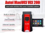 Autel MaxiVCI VCI 200 Used With Tablets MS906 PRO ITS600K8 Interface ABS DPF EPB SAS SRS TPMS Bluetooth