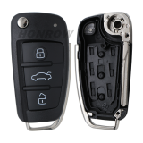 XHORSE VVDI  XZADM1EN 3 button remote key with XT27B insied  for AUDI models, XZ Series audi , Special pcb board exclusively for audi models , support audi MQB folding key support regenerate and reuse Note:The pcb board only can be generated for audi models,Johnson/JCI dashboards are not supported.