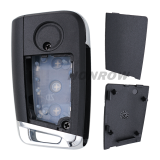 XHORSE VVDI  XZVGM1EN 3 button remote key with XT27B insied  for VW, XZ Series VW MQB Special pcb board exclusively for VW models , support VW MQB folding key support regenerate and reuse Note:The pcb board only can be generated for vw models,Johnson/JCI dashboards are not supported.