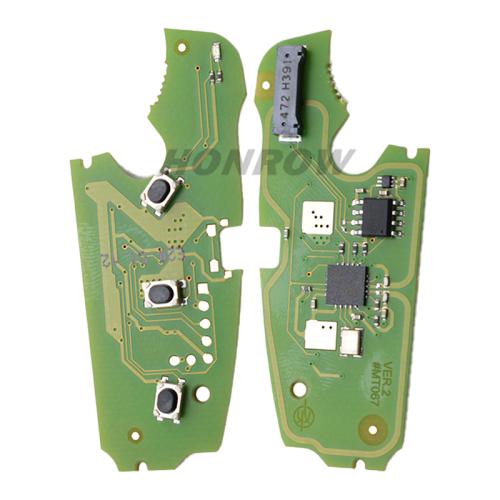 XHORSE VVDI  XZADM1EN 3 button remote key with XT27B insied  for AUDI models, XZ Series audi , Special pcb board exclusively for audi models , support audi MQB folding key support regenerate and reuse Note:The pcb board only can be generated for audi models,Johnson/JCI dashboards are not supported.