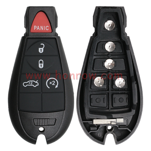 For Chrysler 4+1 button remote key blank