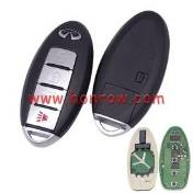 For Infinite keyless 4 button remote key with 434mhz with pcf 7952 chip